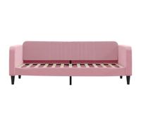 Vidaxl Lit De Repos Sans Matelas Rose 80x200 Cm Velours Rose