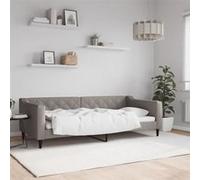 Lit de repos taupe 80x200 cm tissu canapé-lit canapé-lit confortable vidaXL