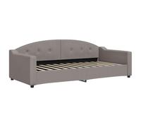 vidaXL Lit de Repos Taupe 90x200 cm Tissu, canapé-lit, canapé-lit Confortable, canapé-lit en Tissu, lit d'appoint, canapé-lit Simple