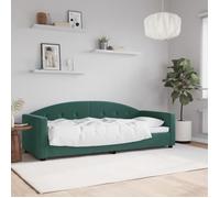 vidaXL Lit de repos vert foncé 80x200 cm velours 354131