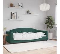 Vidaxl Lit De Repos Sans Matelas Vert Foncé 80x200 Cm Velours Vert