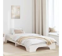 vidaXL Lit en Bois de pin Massif | 80 x 200 cm Design Simple et Robuste Parfait pour Les Chambres Élégant Facile à Assembler Indispensable pour ta Chambre Lit Pratique