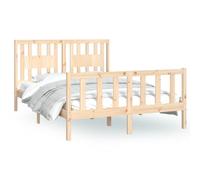 vidaXL Lit en bois massif sans matelas 120x200 cm en pin