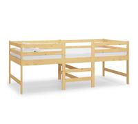 vidaXL Lit en bois massif sans matelas 90x200 pin