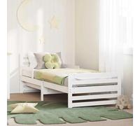 vidaXL Lit extensible pour enfants Other Blanc 80 x 130 / 165 / 200 cm