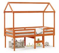 Lit Haut avec Toit Meuble de Chambre Intérieur Bois de Pin Massif vidaXL