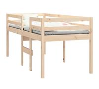 vidaXL Lit Haut sans Matelas 75x190 cm Bois de pin Massif