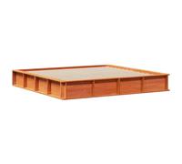 vidaXL Lit Marron Cire 180 x 200 cm en Bois Massif de Pin - Un Range Tout Pratique et Stylé pour Une Chambre Moderne Qui Économise de l'espace.