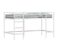 vidaXL Lit mezzanine pour enfants Blanc 80 x 201 cm