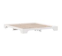 Vidaxl Cadre De Lit Blanc Bois 180 X 200 Cm Durable Cadre De Lit