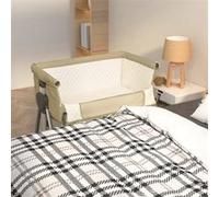vidaXL Lit pour Bébé avec Matelas, Berceau Cododo avec Hauteur Réglable, Lit d'Enfant, Lit d'Appoint Chambre à Coucher, 10291 Multicolore G
