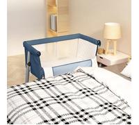 vidaXL Lit pour Bébé avec Matelas, Berceau Cododo avec Hauteur Réglable, Lit d'Enfant, Lit d'Appoint Chambre à Coucher, 10298