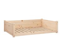 Vidaxl Lit Pour Chien 105,5x75,5x28 Cm Bois De Pin Solide