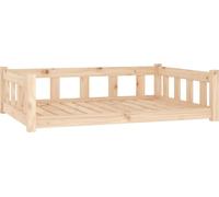 vidaXL Lit pour chien 105,5x75,5x28 cm bois de pin solide 833257