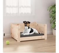 vidaXL Lit pour chien 55,5x45,5x28 cm Bois massif de pin 821442