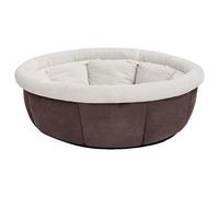 vidaXL Lit pour Chien 59x59x24 cm Marron Coussin Corbeille Panier Couchage