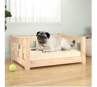 vidaXL Lit pour chien 65,5x50,5x28 cm Bois de pin solide 820187