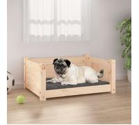 vidaXL Lit pour chien 65,5x50,5x28 cm Bois de pin solide 821447