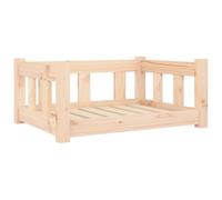 vidaXL Lit pour Chien 65,5x50,5x28 cm Bois de Pin Solide Canapé Couchage