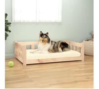 vidaXL Lit pour chien 95,5x65,5x28 cm bois de pin solide 833255