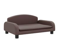 Vidaxl Lit Pour Chien Marron 70x45x30 Cm Similicuir
