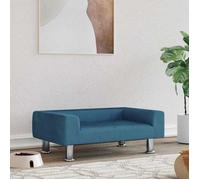 Hondenmand 70x45x26,5 cm fluweel blauw171918