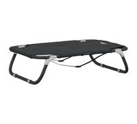 vidaXL Lit pour Chien Pliable Anthracite Tissu Oxford et Acier, canapé pour Chien, canapé pour Chien, Chaise pour Chien