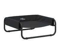 vidaXL Lit pour chien Rehaussé Anthracite Tissu Oxford et acier