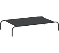 vidaXL Lit pour chien Rehaussé Noir 110x65x20 cm Tissu Oxford et acier