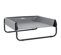 Vidaxl Lit Pour Chien Surélevé Gris Clair M Tissu Oxford Et Acier