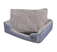Vidaxl Lit Pour Chiens Avec Coussin Rembourré Taille M Gris