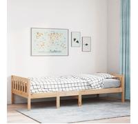 vidaXL Lit pour enfants sans matelas 90x200 cm bois de pin massif, lit simple, lit mi-hauteur, lit en bois, lit mi-hauteur 855027