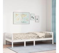 vidaXL Lit pour enfants sans matelas blanc 80x200cm bois de pin massif