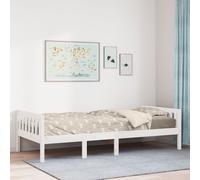 vidaXL Lit pour enfants sans matelas blanc 90x200cm bois de pin massif Blanc