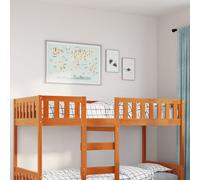 vidaXL Lit pour enfants sans matelas cire marron 90x190 cm pin massif Marron