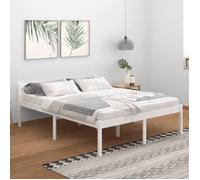 vidaXL Lit pour personne âgée 160x200 cm en pin massif - sans matelas