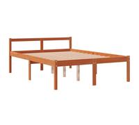 Vidaxl Lit Pour Personne Âgée Sans Matelas 120x200 Cm Bois Pin Massif Marron