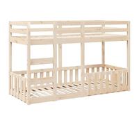 vidaXL Lit superposé 3308592 90x190 cm Bois de pin massif