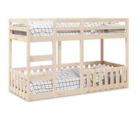 vidaXL Lit superposé 3308592 90x190 cm Bois de pin massif