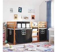 vidaXL Lit superposé 90x190 cm en bois de pin massif sans matelas 3283949