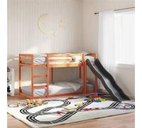 Vidaxl Lit Superposé Avec Toboggan Et Échelle Sans Matelas 75x190 Cm Multicolore