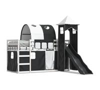 Lit Superposé sans Matelas avec Toboggan Meuble Enfants Chambre Intérieur vidaXL