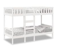 Stapelbed 90x190 cm massief grenenhout wit3308605