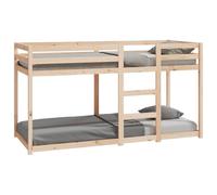 vidaXL Lit Superposé Cadre de Lit Sommier à Lattes Lit pour Enfants Meuble de Chambre à Coucher Intérieur 80x200 cm Bois de Pin Massif