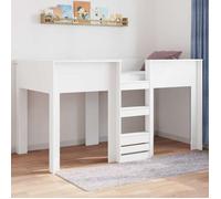 vidaXL Lit Superposé pour Enfants Blanc 90 x 190 cm Bois d'ingénierie 3410475