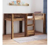 vidaXL Lit Superposé pour Enfants Bois ancien 80 x 200 cm