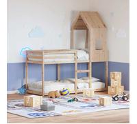 vidaXL Lit superposé sans matelas 80x200 cm bois de pin massif 3281994