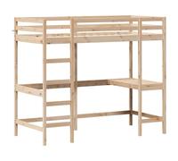 vidaXL Lit superposé sans Matelas 90x190 cm Bois Massif de pin