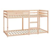 vidaXL Lit superposé 3206504 sans matelas 90x200 cm bois de pin massif