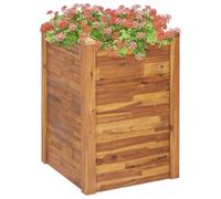 Vidaxl Lit Sur¿¿Lev¿¿ De Jardin 60x60x84 Cm Bois Massif D'acacia